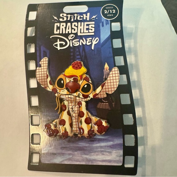 Stitch Crashes Disney Pin Lady and the Tramp - Limited Release - Picture 1 of 13
